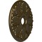 Ekena Millwork Milan Ceiling Medallion (Fits Canopies up to 4 5/8"), Hand-Painted Brass, 24 1/2"OD x 3 1/2"ID x 1"P CM24MIBRS - alternate 5